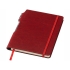 Блокнот А5 Panama с ручкой, красный, красный, полиуретан