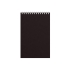 Бизнес - блокнот Альт А5 (137 х 198 мм) Office 60 л., черный, черный, дизайнерский картон