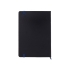 Блокнот в линейку формата А5, черный/синий, черный/синий, картон, покрытый бумагой под искусственную кожу