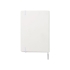 Блокнот А5 Vision, Lettertone, белый, белый, картон с покрытием из полиуретана, имитирующего кожу