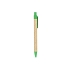 Блокнот А5+ ALANI с шариковой ручкой, крафтовый/папоротник, бежевый/зеленый, переработанный картон