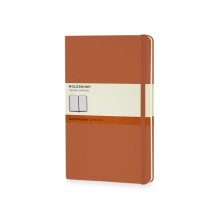 Записная книжка Moleskine Classic (в линейку) в твердой обложке, Large (13х21см), оранжевый коралл