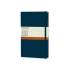 Записная книжка Moleskine Classic (в линейку) в твердой обложке, Large (13х21см), голубой сапфир, голубой сапфир, бумага/полипропилен