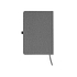 Блокнот Pocket 140*205 мм с карманом для телефона, серый, серый, полиуретан