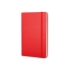 Записная книжка Moleskine Classic (в линейку), Pocket (9х14 см), красный, красный, бумага/полипропилен