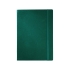 Классический деловой блокнот А4, зеленый, зеленый, картон с покрытием из бумаги, имитирующей кожу