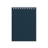 Бизнес - блокнот Альт А6 (94 х 130 мм) Office 60 л., синий, синий, дизайнерский картон