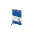 Блокнот А6 Megapolis Journal, синий, синий, искусственная кожа на бумажной основе