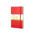 Записная книжка Moleskine Classic (нелинованный) в твердой обложке, Large (13х21см), красный, красный, бумага/полипропилен