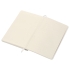 Блокнот Notepeno 130x205 мм с тонированными линованными страницами, белый, белый, термо pu с зернистой структурой