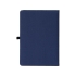 Блокнот Pocket 140*205 мм с карманом для телефона, синий, синий, полиуретан
