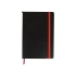 Подарочный набор Bruno Visconti Megapolis Soft: ежедневник А5 недат., ручка шарик., черный/красный, ежедневник- черный/красный, ручка- черный, ежедневник- искусственная кожа, ручка- металл с покрытием silk-touch