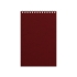Бизнес - блокнот Альт А5 (137 х 198 мм) Office 60 л., бордовый, бордовый, дизайнерский картон
