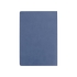 Блокнот Wispy линованный в мягкой обложке, темно-синий, темно-синий, soft термо pu