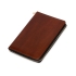 Бизнес-блокнот на молнии А5 Fabrizio, 80 листов,  коричневый, коричневый, искусственная кожа (пу)
