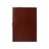 Бизнес-блокнот А5 с клапаном Fabrizio, 80 листов, коричневый, коричневый, искусственная кожа (пу)