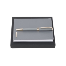 Подарочный набор: блокнот А6, ручка шариковая. Hugo Boss