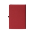 Блокнот Pocket 140*205 мм с карманом для телефона, красный, красный, полиуретан