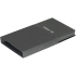 Блокнот с флеш-картой USB 2.0 на 4 Гб Cerruti 1881, черный, черный, искусственная кожа/металл