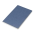 Блокнот Wispy линованный в мягкой обложке, темно-синий, темно-синий, soft термо pu