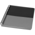 Блокнот ColourBlock А5, черный, черный/серый, пП пластик