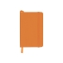 Блокнот А6 Vision, Lettertone, оранжевый (Р), оранжевый, картон с покрытием из полиуретана, имитирующего кожу