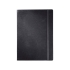 Классический деловой блокнот А4, черный, черный, картон с покрытием из бумаги, имитирующей кожу