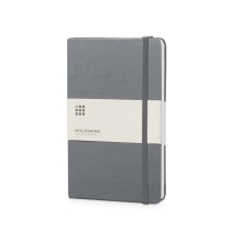 Записная книжка Moleskine Classic (в линейку) в твердой обложке, Large (13х21см), серый