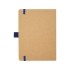 Блокнот Berk формата из переработанной бумаги, cиний, синий, переработанная бумага