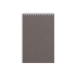 Бизнес - блокнот Альт А5 (137 х 198 мм) Office 60 л., серый, серый, дизайнерский картон