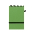 Блокнот B7 Toledo S, зеленый + ручка шариковая Pianta из пшеничной соломы, зеленый, зеленый, блокнот- пластик, переработанная бумага, металл, ручка- пшеничное волокно, пластик
