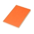 Блокнот Wispy линованный в мягкой обложке, оранжевый, оранжевый, soft термо pu
