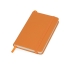 Блокнот А6 Vision, Lettertone, оранжевый (Р), оранжевый, картон с покрытием из полиуретана, имитирующего кожу