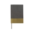 Блокнот А5 Gold lines, серый/золотистый, серый/золотистый, искусственная кожа thermo pu