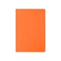 Блокнот Wispy линованный в мягкой обложке, оранжевый, оранжевый, soft термо pu
