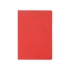 Блокнот Wispy линованный в мягкой обложке, красный, красный, soft термо pu