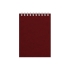 Бизнес - блокнот Альт А6 (94 х 130 мм) Office 60 л., бордовый, бордовый, дизайнерский картон