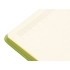 Блокнот Notepeno 130x205 мм с тонированными линованными страницами, зеленое яблоко, зеленое яблоко, термо pu с зернистой структурой