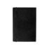 Блокнот А5 Fabrizio, 64 листа, черный, черный, искусственная кожа (пу)