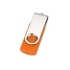 Подарочный набор Notepeno, оранжевый, блокнот- оранжевый, флешка- оранжевый/серебристый, ручка- оранжевый, блокнот- термо pu с зернистой структурой, флешка- пластик с покрытием soft-touch\металл, ручка- верхняя часть- пластик, нижняя часть- пластик с покрытием soft-touch
