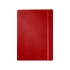 Классический деловой блокнот А4, красный, красный, картон с покрытием из бумаги, имитирующей кожу