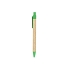 Блокнот А5+ ALANI с шариковой ручкой, крафтовый/папоротник, бежевый/зеленый, переработанный картон
