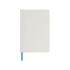 Блокнот Spectrum A5 с белой бумагой и цветной закладкой, белый/ярко-синий, белый/ярко-синий, пвх покрытый картоном