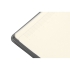 Блокнот Notepeno 130x205 мм с тонированными линованными страницами, серый, серый, термо pu с зернистой структурой