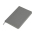 Блокнот А5 Magnet 14,3*21 с магнитным держателем для ручки, серый, серый, полиуретан