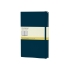 Записная книжка Moleskine Classic (в клетку) в твердой обложке, Large (13х21см), голубой сапфир, голубой сапфир, бумага/полипропилен
