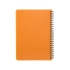 Блокнот ColourBlock А5, оранжевый, оранжевый, пп пластик