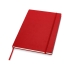 Классический деловой блокнот А4, красный, красный, картон с покрытием из бумаги, имитирующей кожу