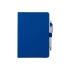 Блокнот A5 Crown с шариковой ручкой-стилусом, синий/серебристый (Р), синий, серебристый, блокнот- бумага, ручка- пластик