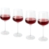 Набор бокалов для красного вина из 4 штук Geada, прозрачный, стекло